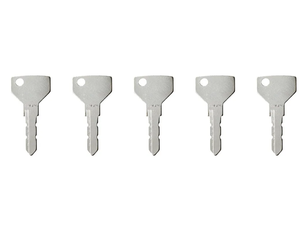 (5) Per Ford & Ls 879480 Master Keys Per Trattori New Holland 3630 Serie 5500 E 40 Mt40012655