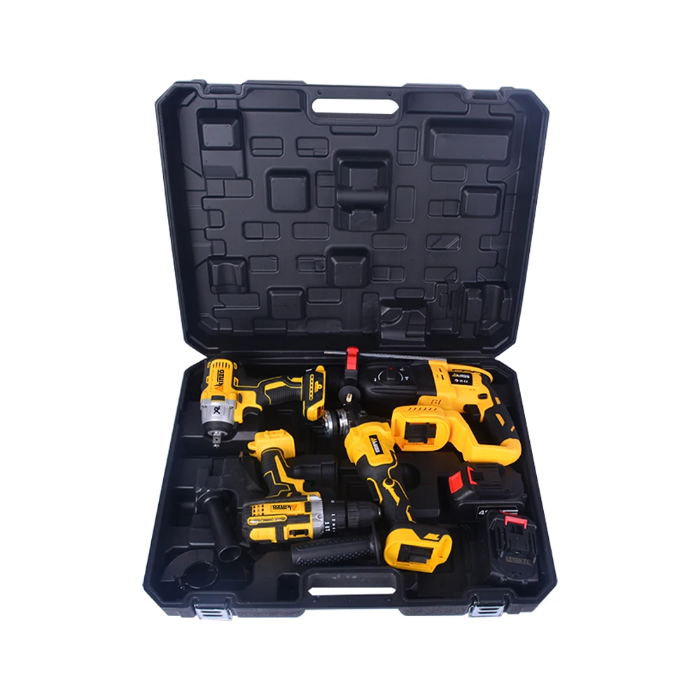 Kit Combinato Di Alta Qualità Senza Spazzole 20V 18 Volt Agli Ioni Di Litio Da 18 Volt Di Alta Qualità