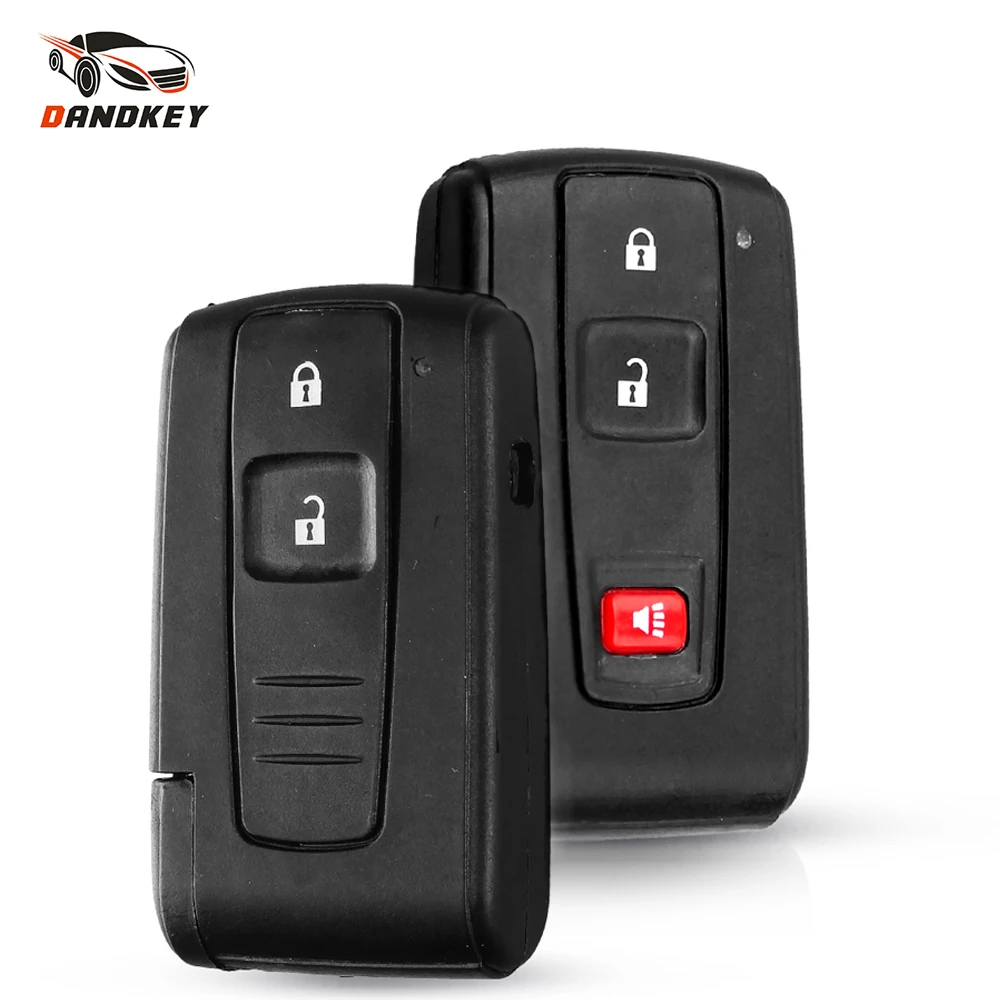 Dandkey Sostituzione Smart Key Card Fob Remote Car Key Shell Case Per Toyota Camry Prius Corolla Verso Key Cover Toy43 Blade