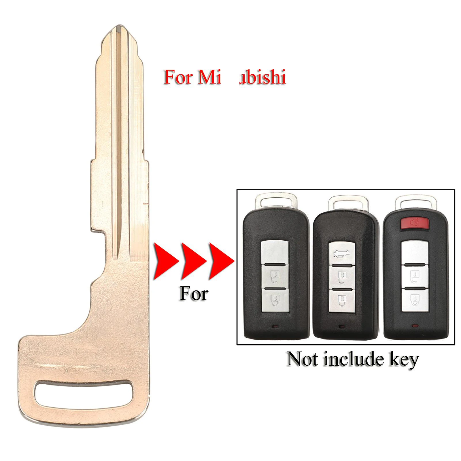 Lama Chiave Per Auto Intelligente Remota Per Mitsubishi Asx Outlander Sport Pajero Shogun Montero Lancer Insert Blade Keyless
