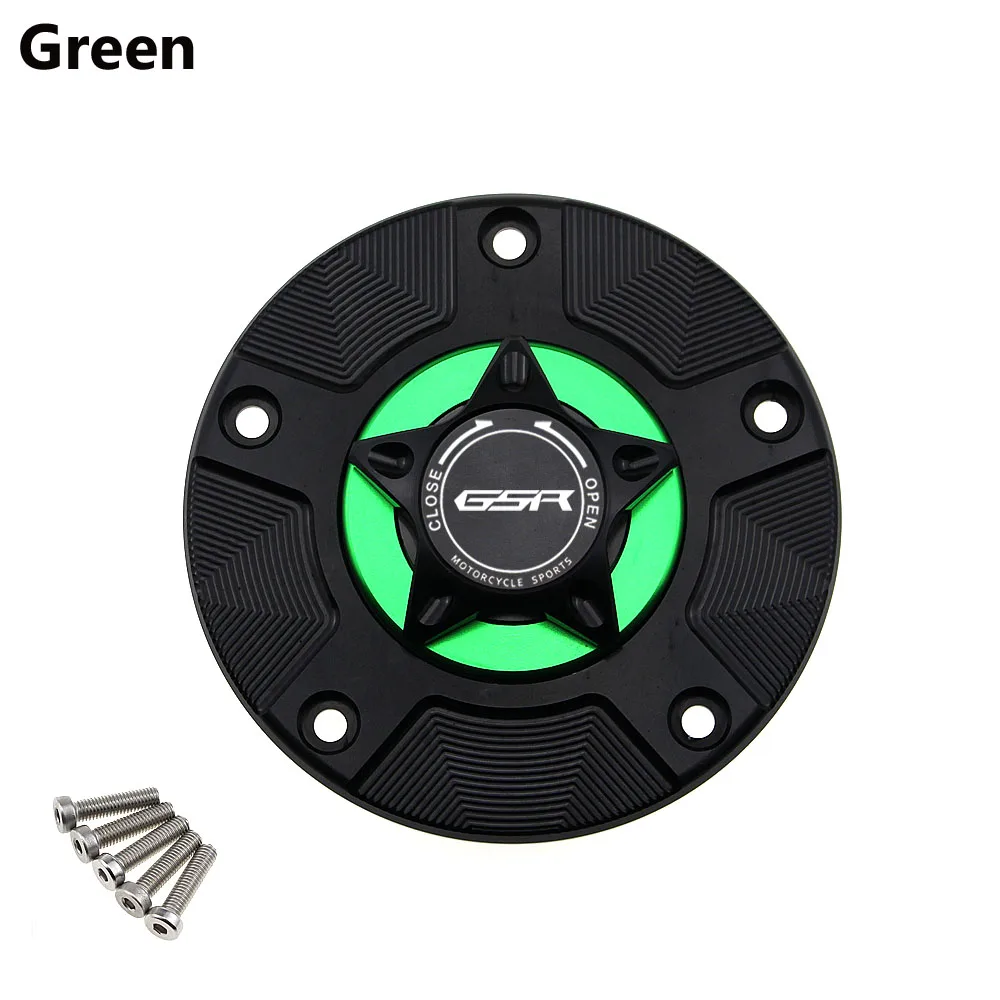 Tappo Serbatoio Carburante Gas Per Suzuki Gsr750 Gsr 750 Gsr-750 2011-2016 Coperchio A Sgancio Rapido Cnc Moto