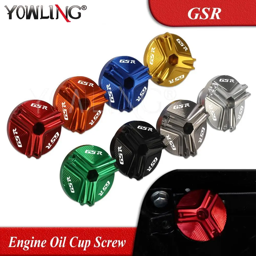M20*1.5 Motorcycle Engine Oil Cup Filter Fuel Filler Tank Cover Cap Screw For Suzuki Gsr600 Gsr750 Gsr 600 750 1960 - 2015 2016