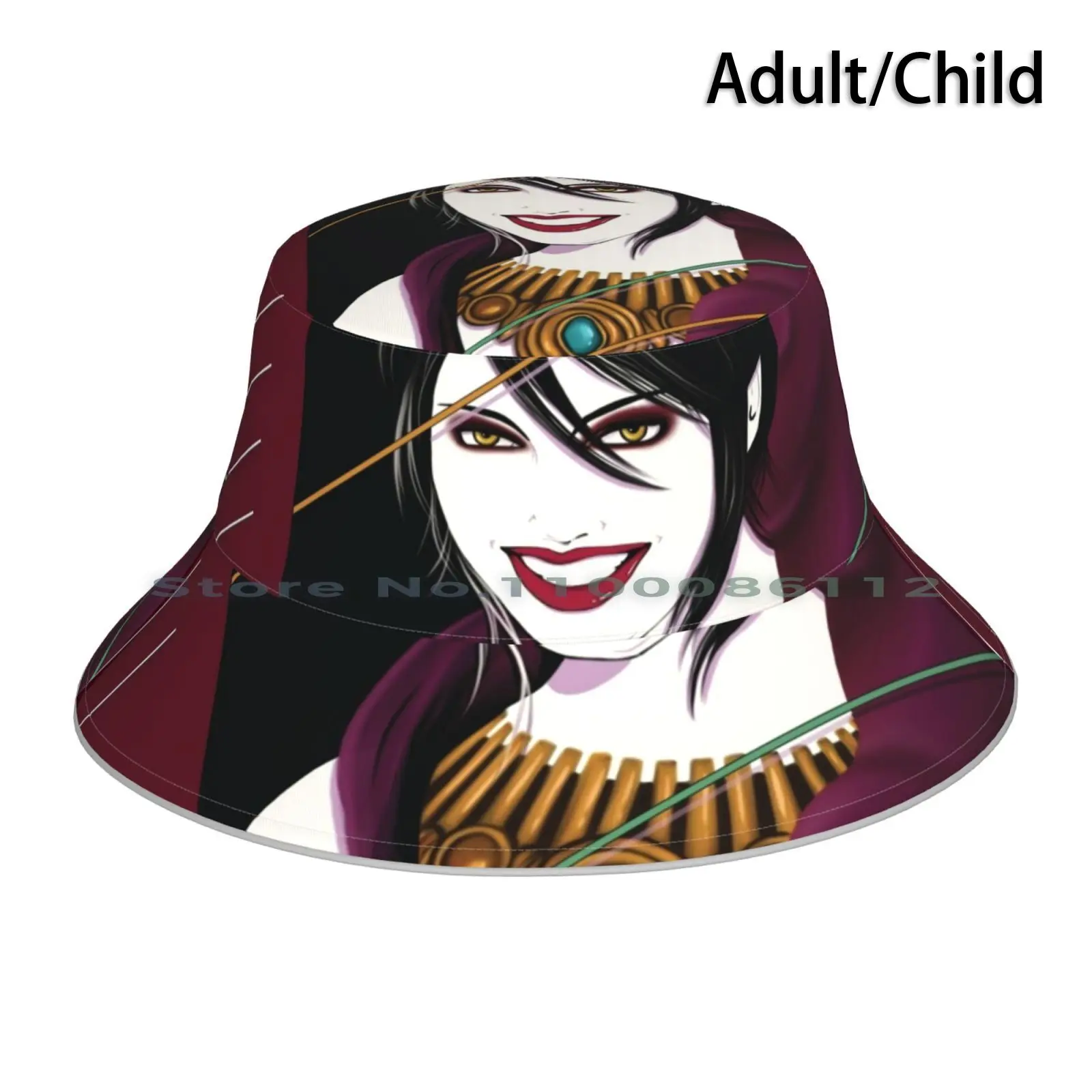 Morrigan Witch Of The Wilds ( Duran Duran Album Tribute) Cappello Da Pescatore Cappello Da Sole Dai Dragon Age Morrigan Duran Duran Senza Tesa