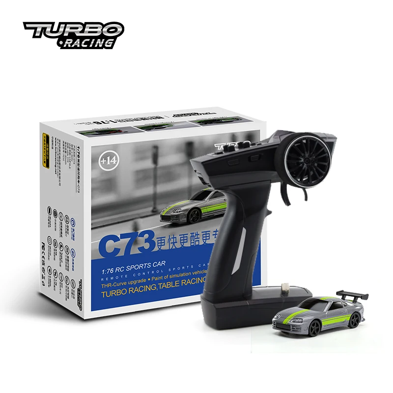 Turbo Racing 1:76 C73 Sports Rc Car Classic Edition Mini Full Proporzionale Rtr Kit Toys