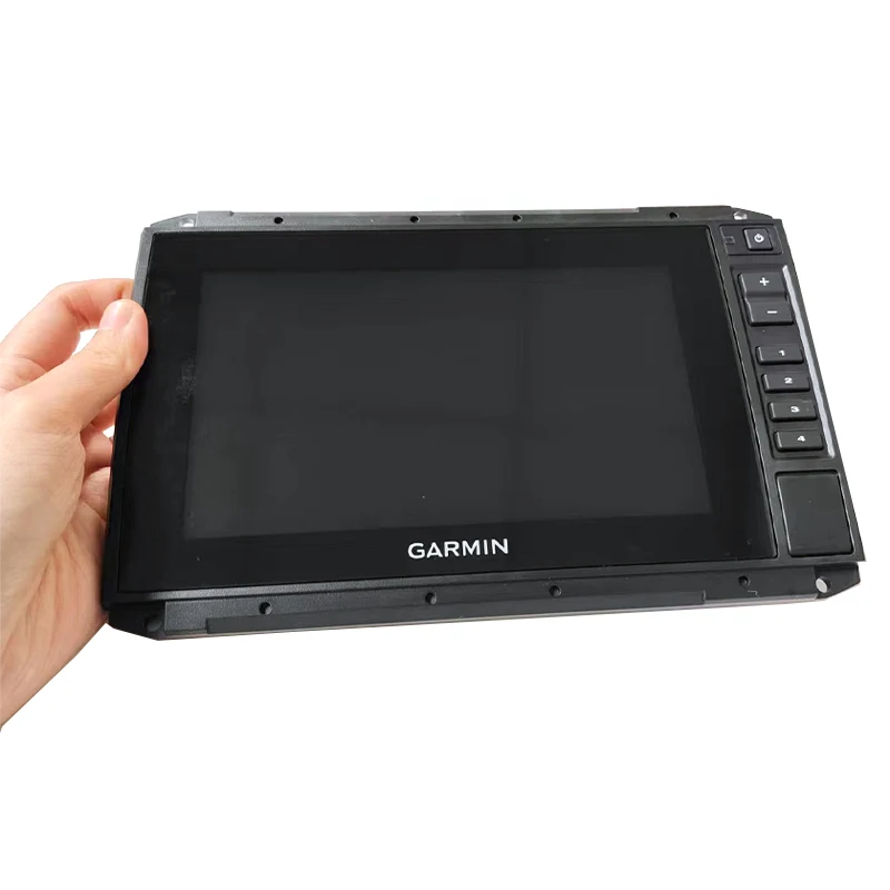 Schermo Lcd Per Garmin Echomap Uhd Con Cornice Schermo Lcd Con Pulsante In Gomma Parte Fish Finder Con Pulsante Interruttore
