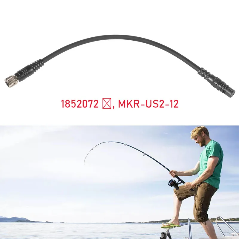Parti Marine 1852072 ‎ Mkr-Us2-12 Cavo Adattatore Universale Sonar 2 Compatibile Con Garmin Echo, Echomap, Fishfinder Serie Striker