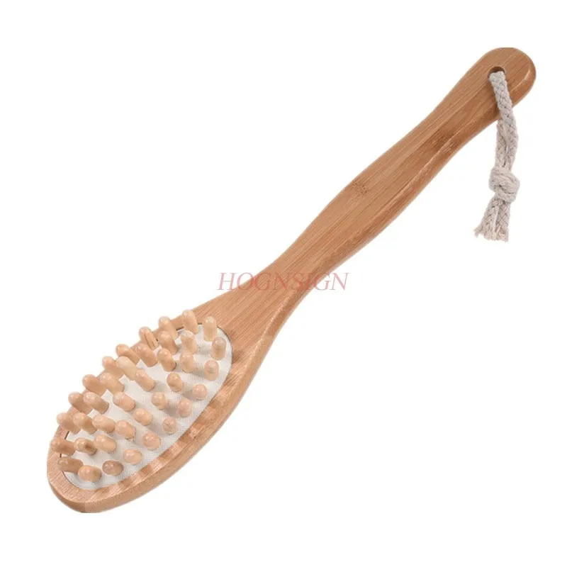 Massaggio Martello Di Bambù Sul Retro Con Martello Meridiano Sul Retro Con Martello Fitness Vertebra Cervicale