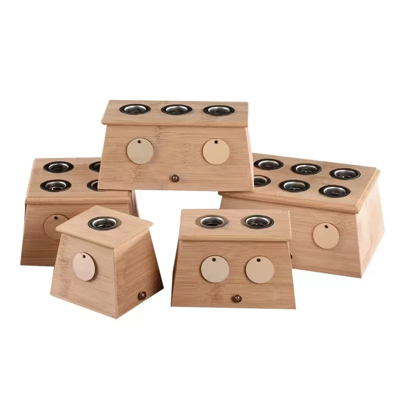 Moxibustione Bamboo Box Moxa Burner Warm Acupuntura Massage Therapy Moxa Stick Body Acupoint Massaggiatore Accessori Assistenza Sanitaria