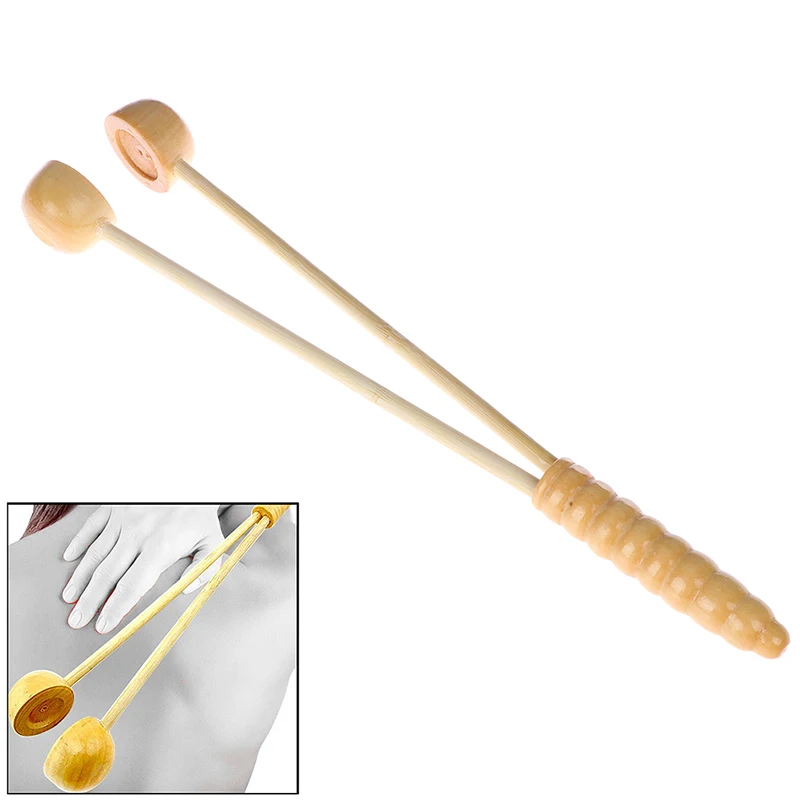 Massaggiatore Portatile Per La Schiena Del Corpo Martello Da Massaggio Bamboo Health Care Knock Back Neck Vita Gamba Relax Home Hammer Massage Stick