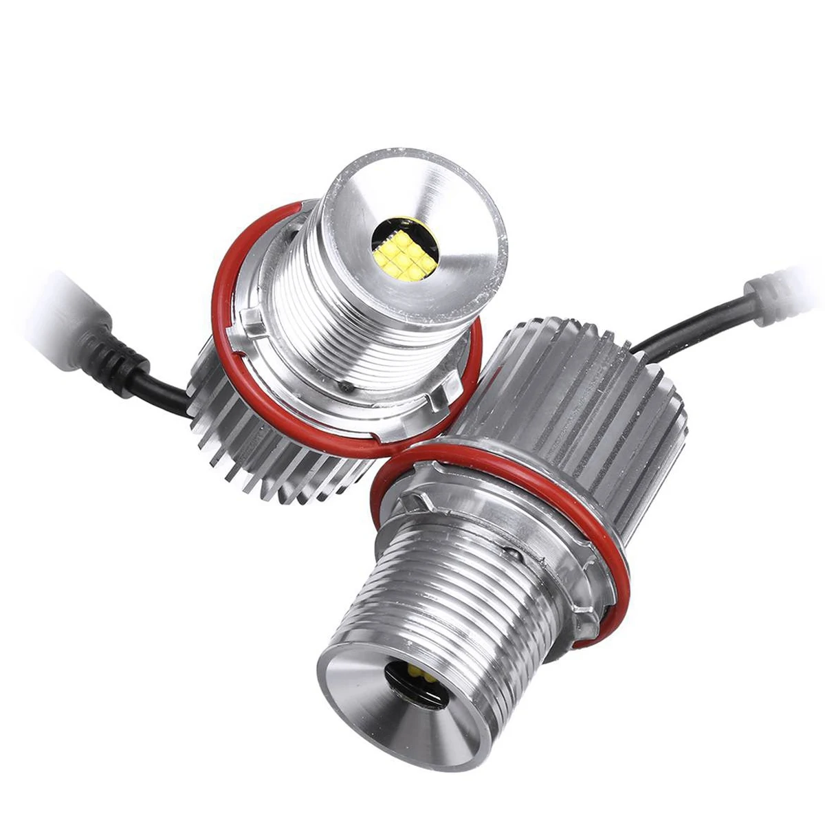 2Pcs 45W White Led Car Angel Eyes Led Marker Halo Ring Light Bulb Headlight Bulb For -Bmw E39 E53 E60 E61