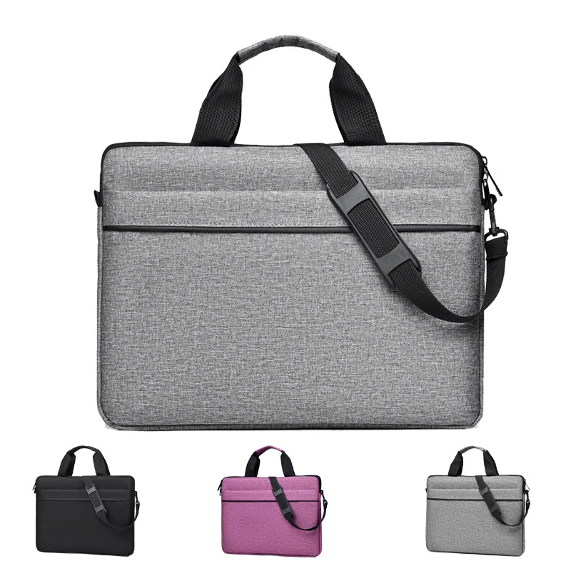 Laptop Bag Sleeve For Macbook Pro Air Xiaomi Acer Lenovo Dell Hp 13.3 14 15.6 Inch Protective Case Carrying Handbag Shoulder Bag