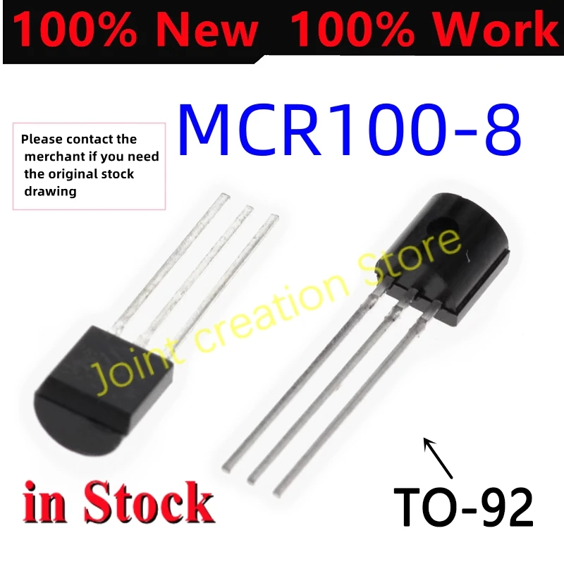 20-200 Pz 100% Originale Mcr100-8 To-92 N-Channel To92 R100-8 Modalità Di Miglioramento Transistor Ad Effetto Di Campo Nuovo Originale