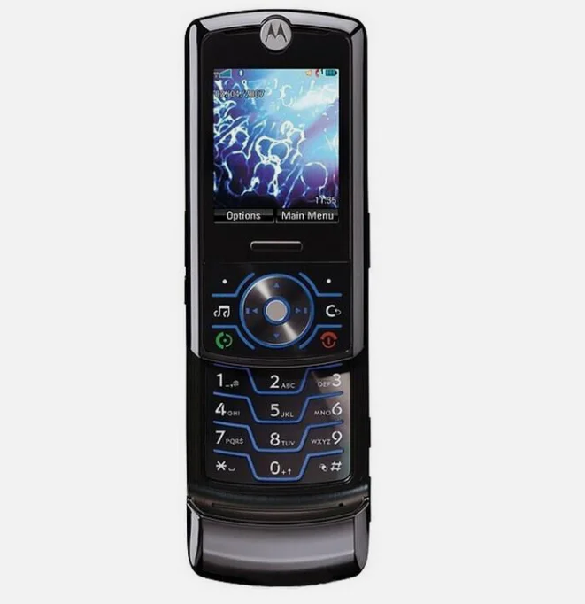 Originale Motorola Rizr Z6 Ricondizionato Superficie Sbloccata Tastiera Slide Phone 2.1 "2.0Mp Gsm Telefono Cellulare Economico Spedizione Gratuita
