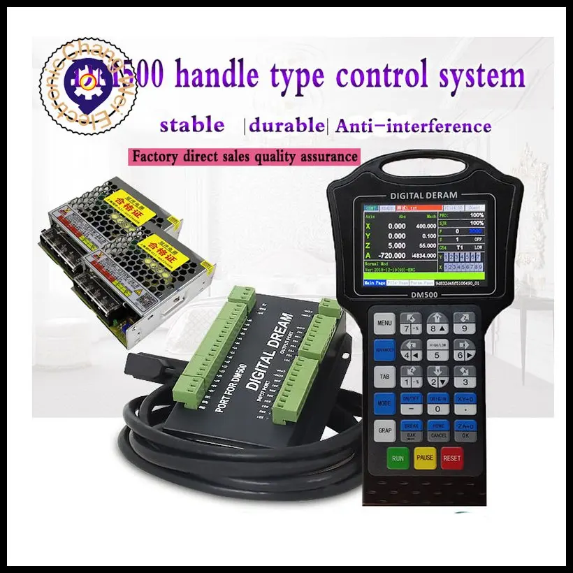 Controller Cnc Volantino 500Khz Motion G Code Con Driver Dm500 M130 M150 3-4 Assi Sostituisce Richauto Dsp A11E A18E Mach3