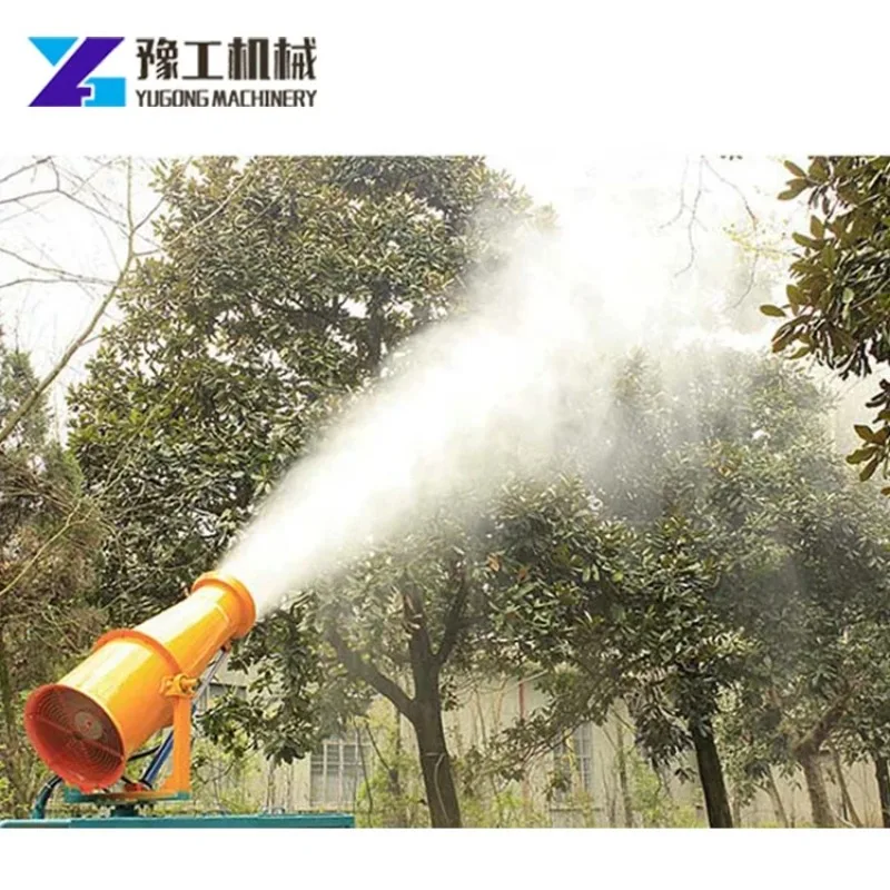 Farm Implementa Water Fog Cannon Machine Sprayer Controllo Della Polvere Water Spray Fog Cannon Mine Dust Control Mist Cannon
