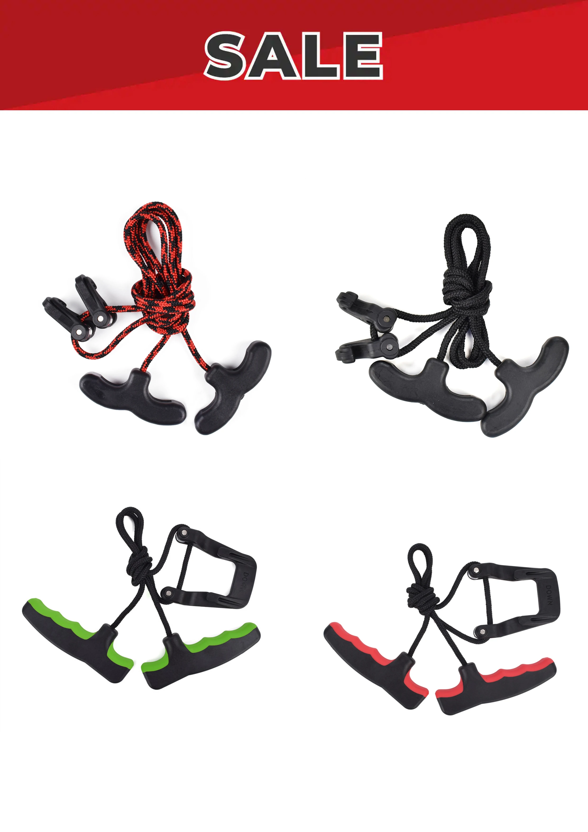 Tiro Con L'Arco Balestra Cocking Device Archi Incrociati Cocker Rope Double Handle Strings Cock Hunting Tool Accessori