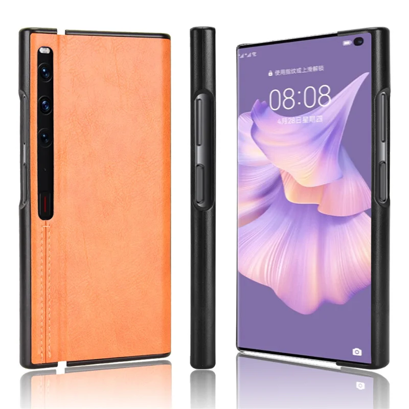 Per Huawei Mate Xs2 Xs 2 Custodia Rigida Per Cavo Auto In Pelle Di Vitello Resistente Ai Graffi Di Lusso Per Huawei Mate Xs2 Xs 2 Custodia Per Telefon