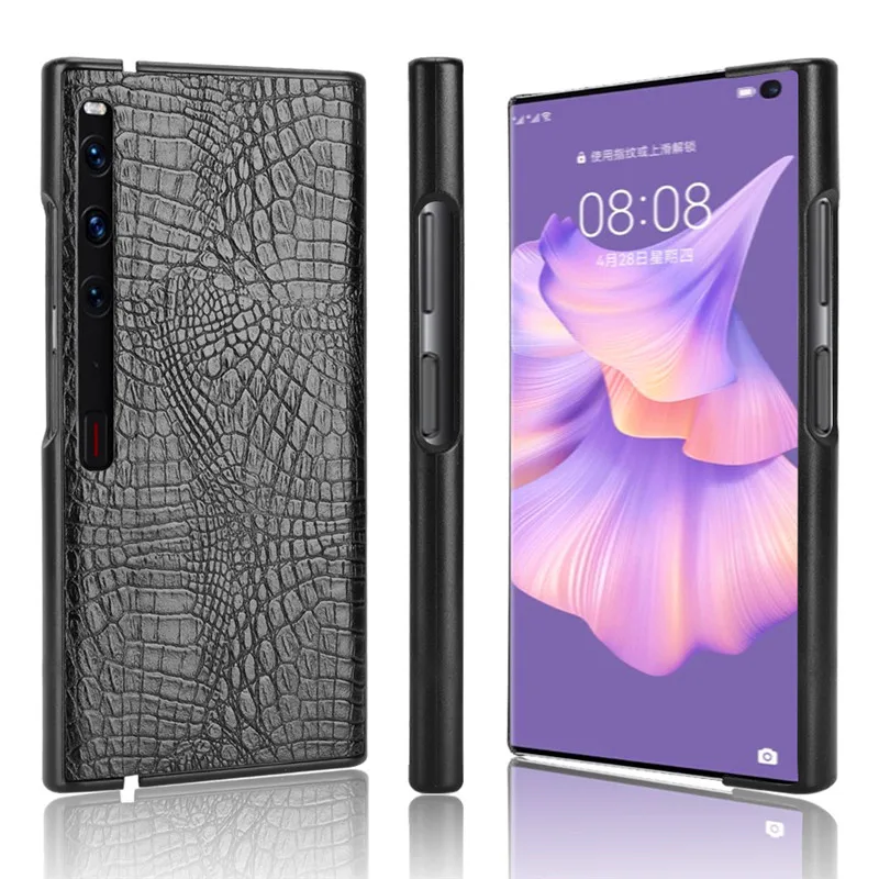 Per Huawei Mate Xs 2 Xs2 Custodia Rigida In Coccodrillo Custodia Rigida Per Telefono Huawei Mate Xs2 Matexs2 Borse Antiurto Per Telefono