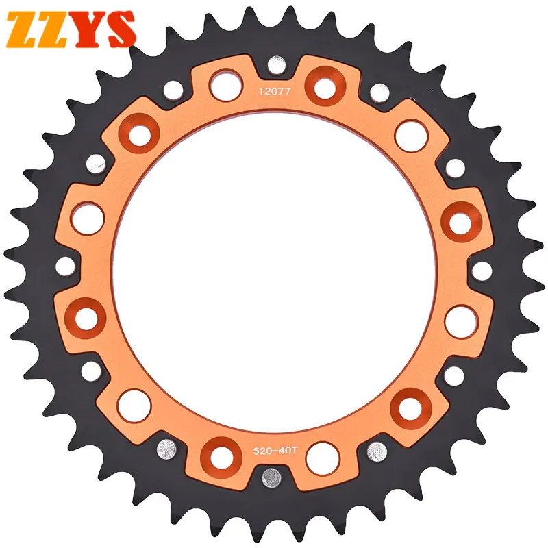 520 40T 41T 42T 45T 48T 50T 52T Pignone Posteriore Ruota Dentata Cam Per Ktm 125 Exc Enduro Exc125 125 Lc2 Enduro Sx150 Sx Motocross 150