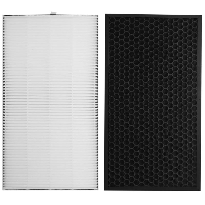 Confezione Da 2 Filtri Per Purificatore D'Aria Affilati Kc-D50 Kc-E50 Kc-F50 Filtro Hepa Filtro A Carbone Attivo