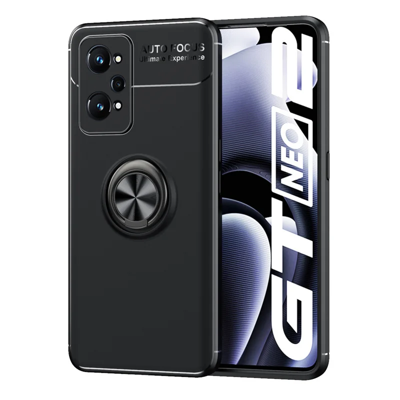 Per Cover Realme Gt Neo 2 Custodia Per Realme Gt Neo 2 Capas Paraurti Anello Morbido Supporto Magnetico Per Oppo Realme Gt Neo 2 Gt 2 Fundas