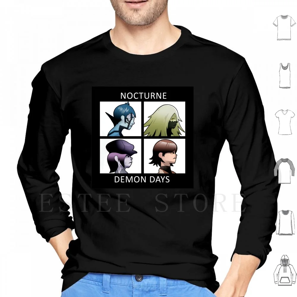 Nocturne Demon Days Felpe Con Cappuccio Manica Lunga Shin Megami Tensei Shin Megami Tensei 3 Smt Megasfhitoshura Demifiend