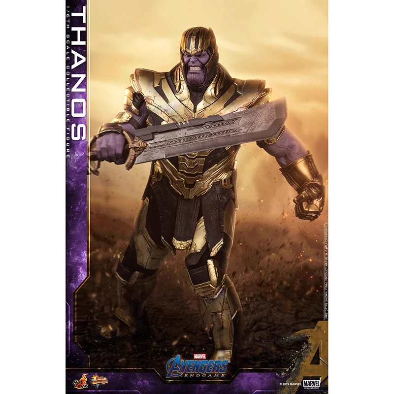Hottoys Original 1/6 Mms529 Marvel Avengers: Endgame Thanos Ht Genuine Model Anime Figure Action Toys