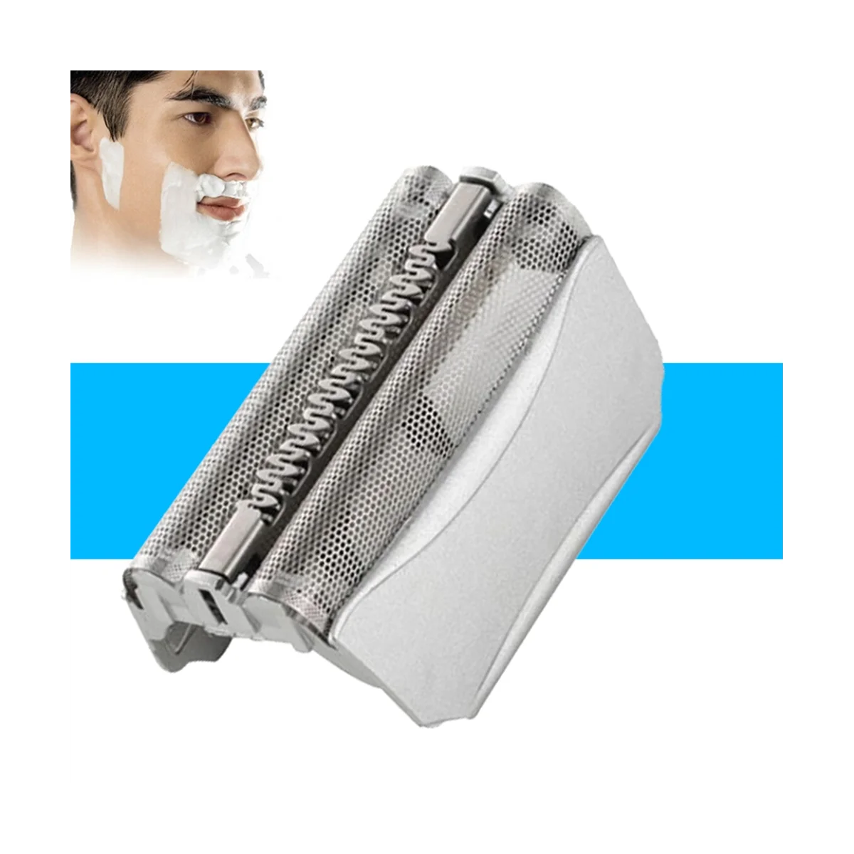 51S Pellicola Di Ricambio E Taglierina Per Testina Rasoio Elettrica Braun Series 5 Muslimb 8995 8975 5646 5647 5649 5645 5751