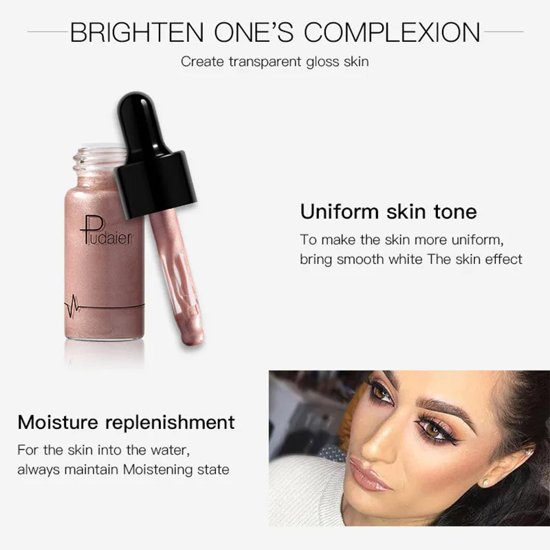 Trucco Luccicante Radiant Intense Pigments Highlighter Beauty Must-Have Senza Pari Radiance Shimmer Liquido A Lunga Durata