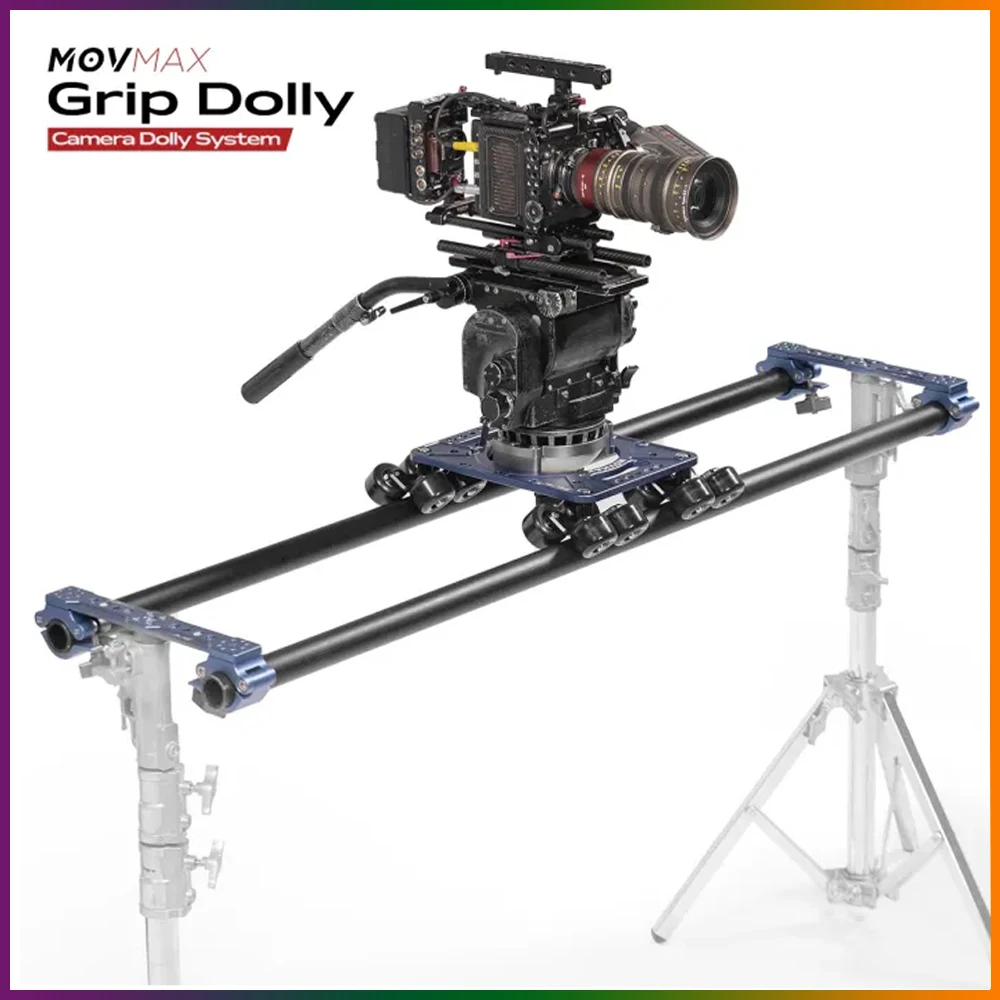Movmax Grip Dolly Pro Kit Sistema Dolly Per Fotocamera Con Flessibilità E Adattabilità Senza Pari Flightcase
