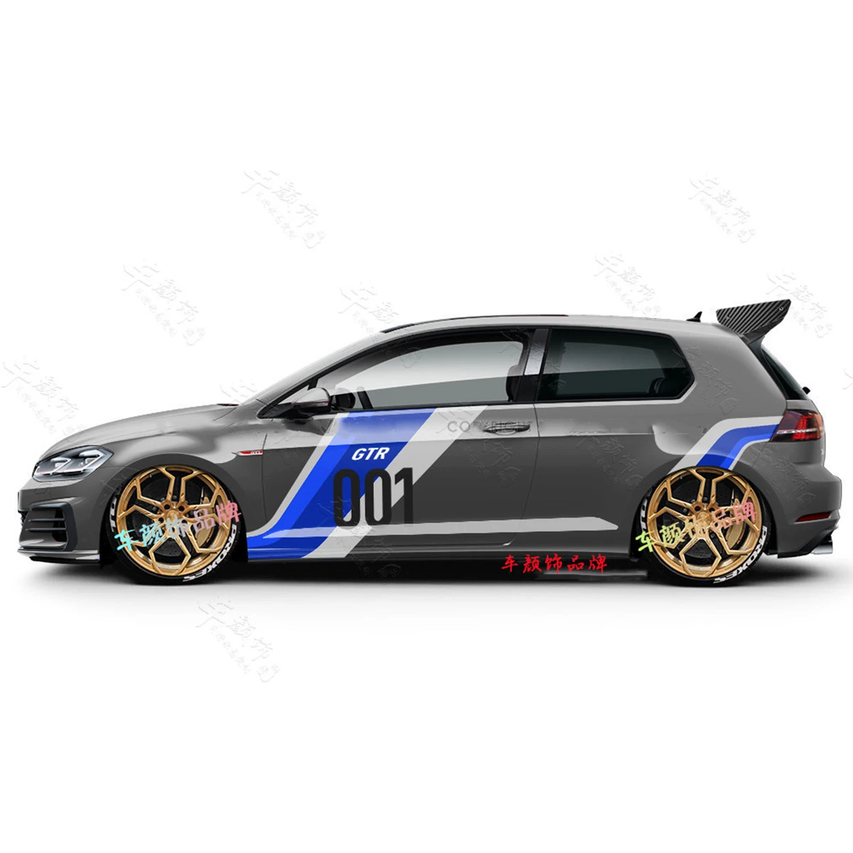 Adesivi Per Auto Per Golf 5 Gti Accessori Per Auto Porta Per Vw Golf 6 Golf 7 Gti Polo Cofano In Vinile Merci Personalizzate Per Golf 7 6 Decalcomania