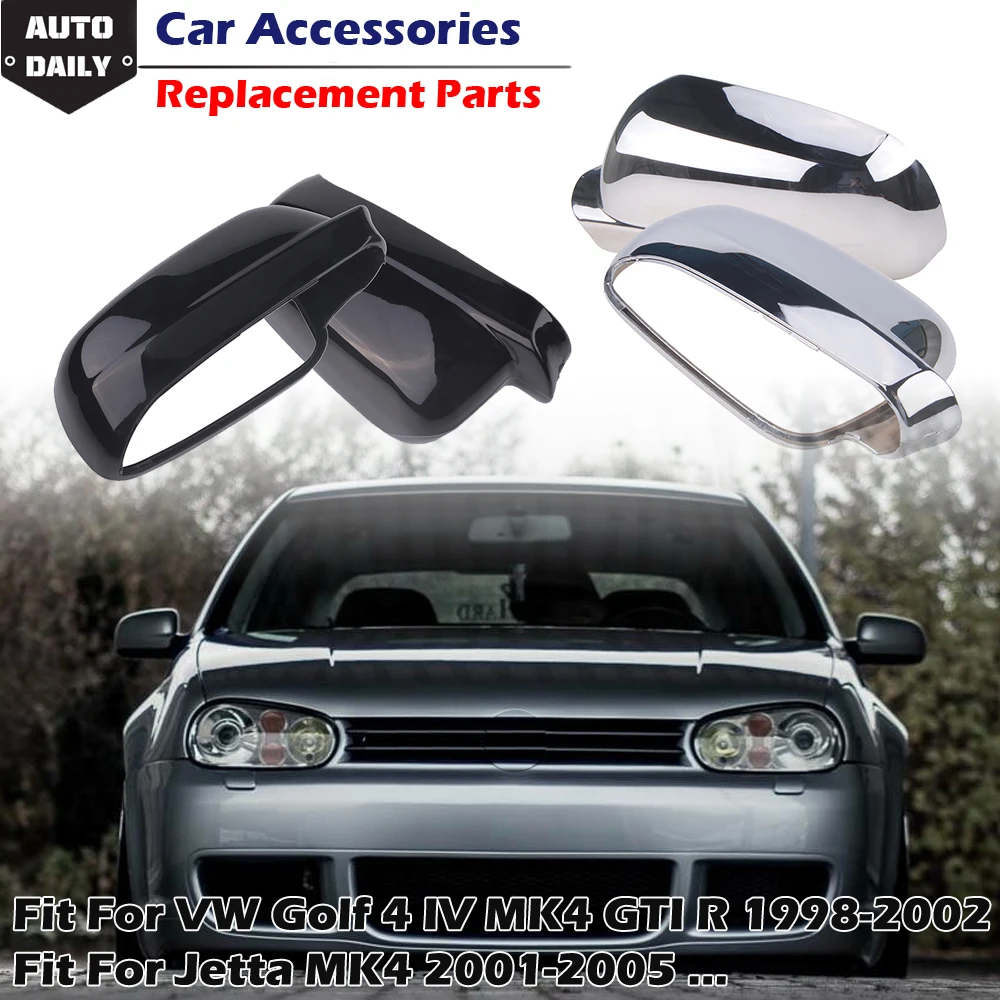 Ala Laterale Specchietto Retrovisore Copertura Decor Cap Car Outdoor Refit Parts Fit For Vw Volkswagen Golf 4 Gti R32 Bora Jetta Mk4 1998-2005