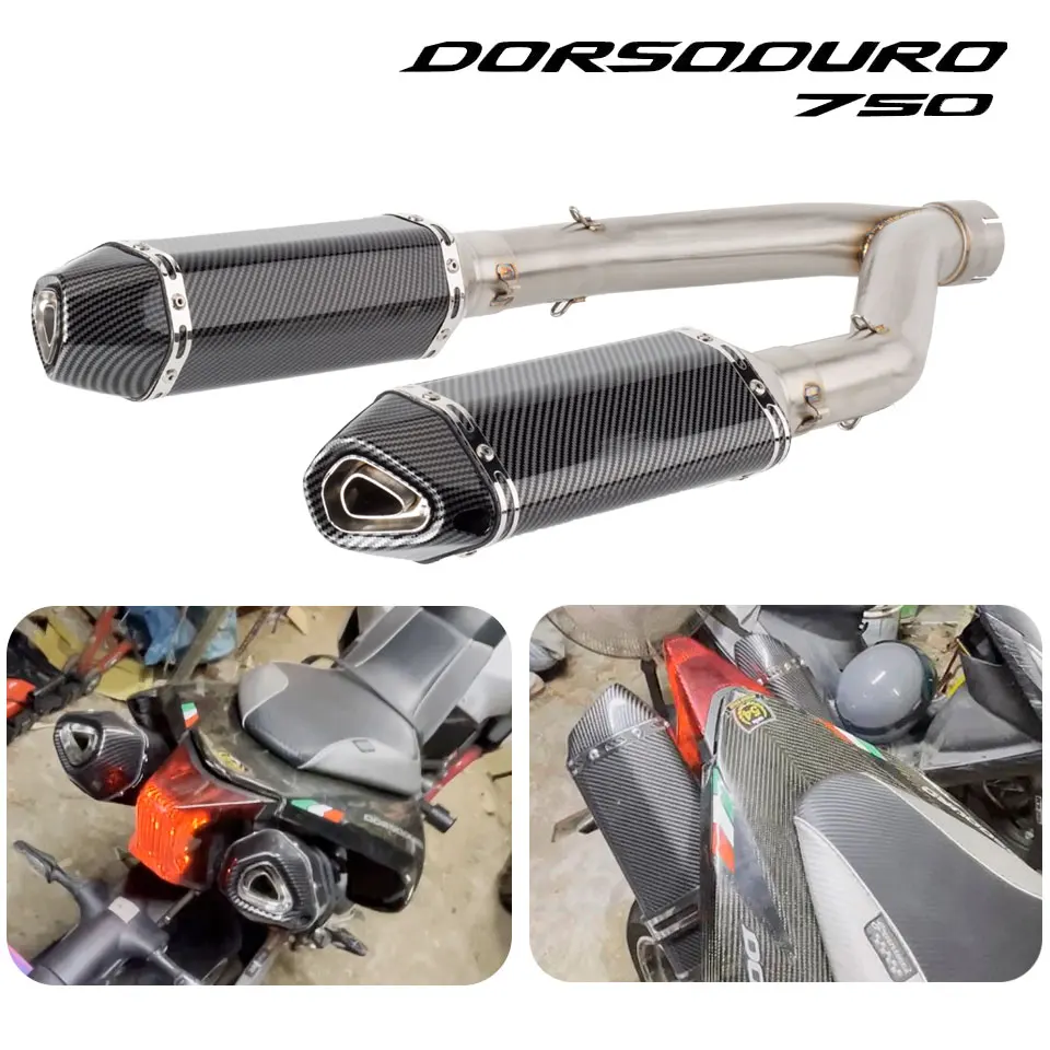 Tubo Di Collegamento Moto Per Aprilia Dorsoduro 750 2008-2016 Smv750 Smv 750 Dorsoduro Dd750 Dorsoduro 750 Scarico Con Db Killer