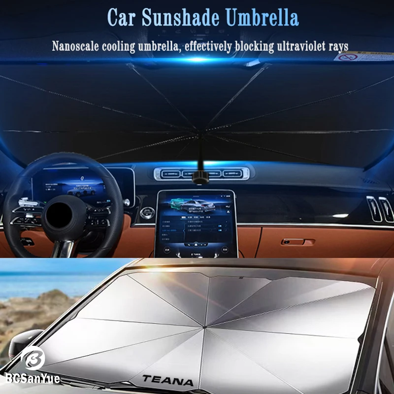 Parasole Per Auto Ombrellone Per Finestra Anteriore Parasole Pieghevole Per Nissan Teana J31 J32 J33 J34 1 2 3 Accessori Per Parasole Per Parabrezza A