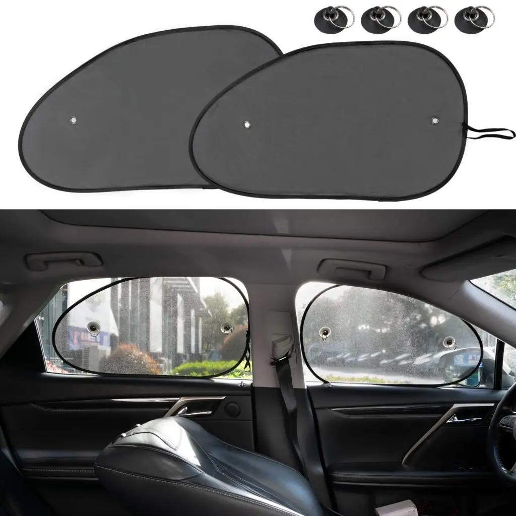 Car Windshield Sunshade Sun Protection Visor Window Curtains Auto Sun Shade Mesh Cover Parasol Side Windows Protector For Travel