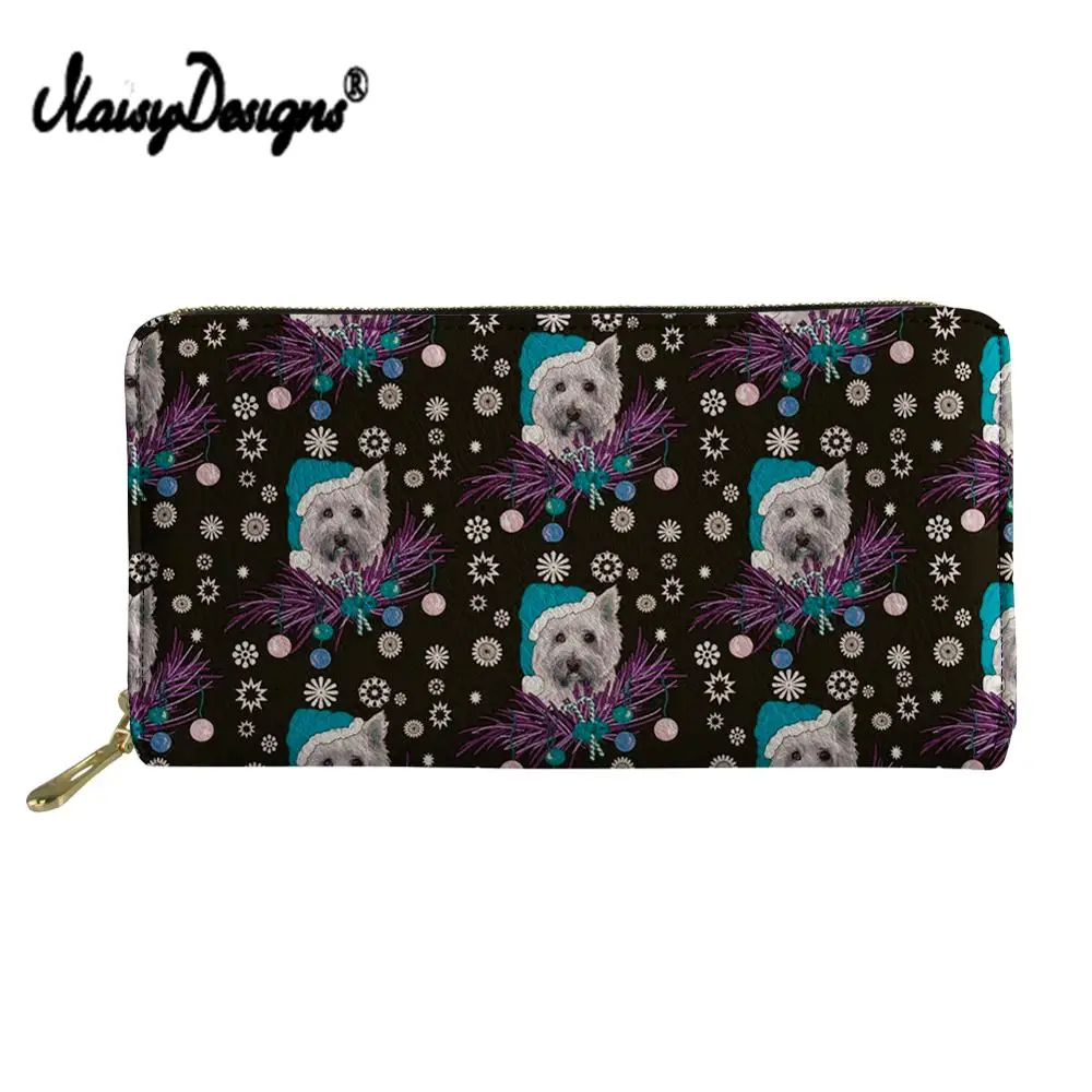 Noisydesigns Portafogli Da Donna Di Moda Portafogli Lunghi Da Donna Portafogli Con Cerniera Portafogli Con Stampa Di Cani Porta Carte Di Credito Con F
