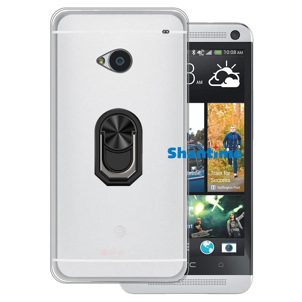 Supporto Ad Anello Antiurto Di Lusso Per Htc One M7 Custodia Morbida In Silicone Tpu Custodia Protettiva Per Htc One