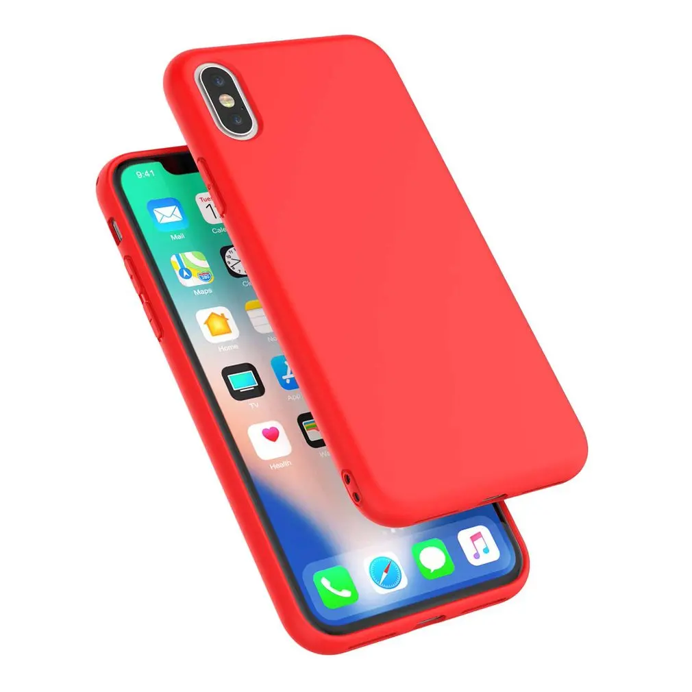 Custodie Per Cellulari Per Iphonexr Custodia Antiurto In Gomma Gel Di Silicone Liquido Custodia Protettiva Ultra Sottile