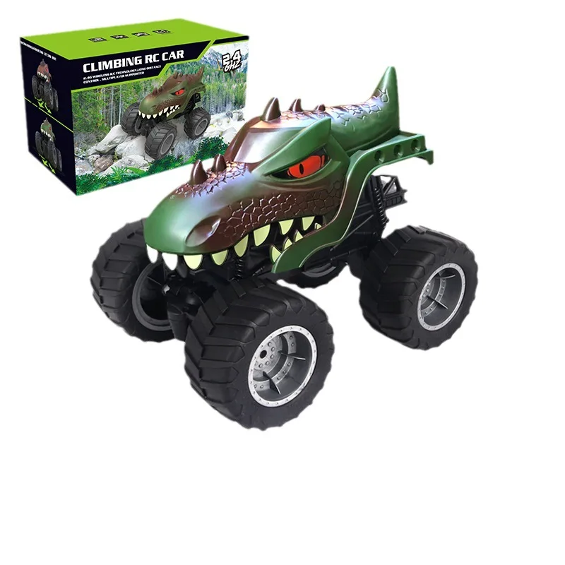 2.4Ghz Telecomando Dinosaur Car Trucks Toys Indoor Outdoor All Terrain Electric Rc Car Toys Regali Per Bambini Ragazzi