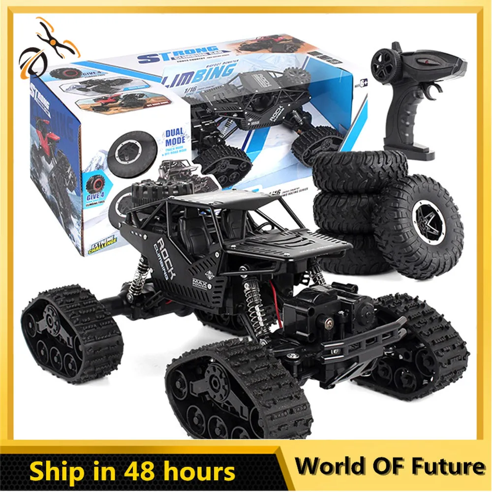 1:12 2.4G 4Wd Rc Auto Fuoristrada Arrampicata All Terrain Track Wheels Radiocomando Buggy Veicolo Giocattolo Per Bambini Regalo Per Bambini
