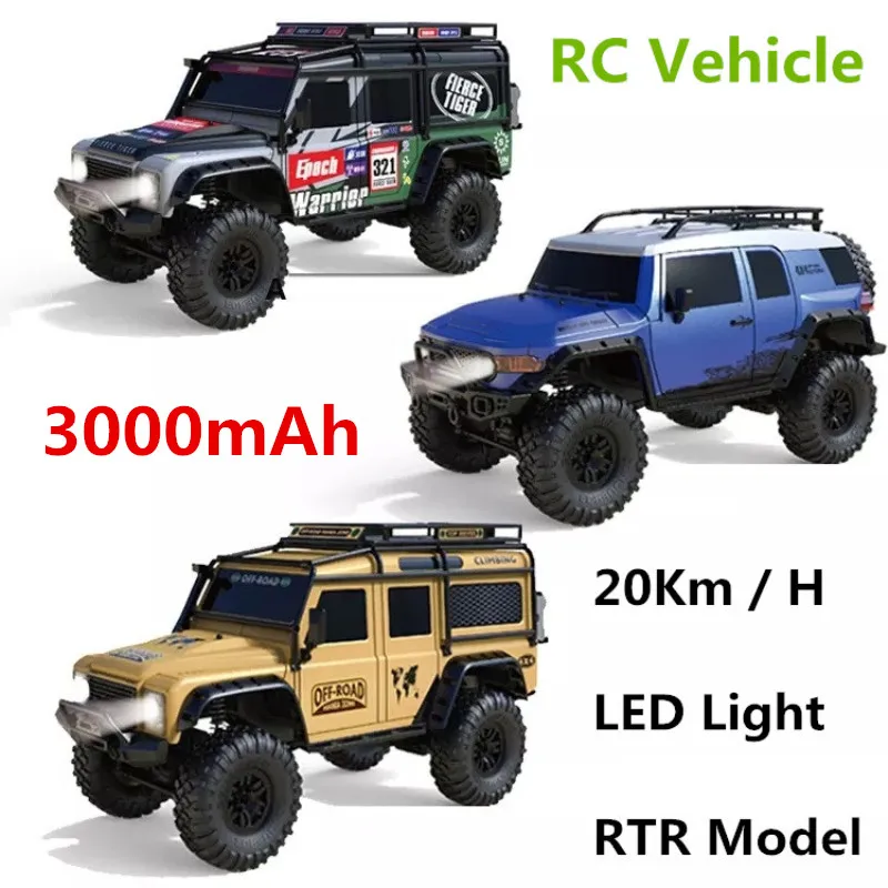 Nuovo 1:10 Proporzionale Rc Car All-Terrain Off-Road Rc Racing Telecomando Buggy Model Toy Con Luce A Led Rtr 3000 Mah