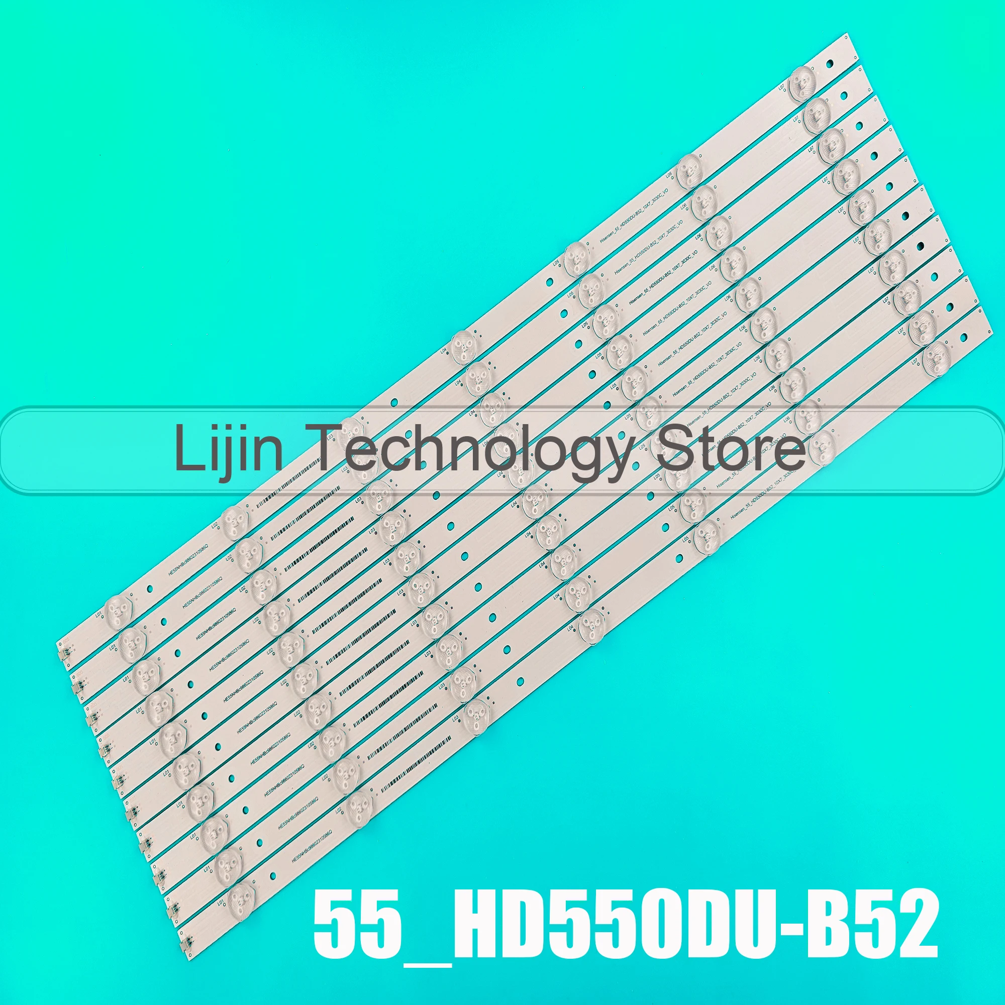 Retroilluminazione A Led Per 55 Hd550Du B52 10 X7 3030C V0 H55Mec3050 H55M3300 H55M3000 Hd550Du-B52 55K3300Uw 55 H8C Hd550Du-B52S1