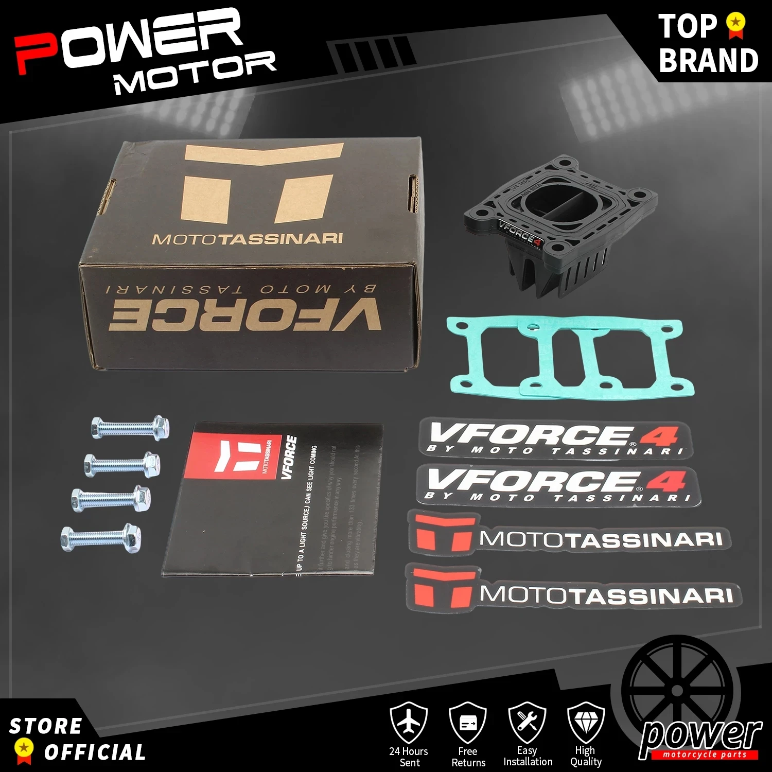 Valvola Reed V4145 V-Force 4 Per Moto Vforce 4 Yamaha Blaster Yfs200 Atv 1988-2006 V Force E Dt 200R
