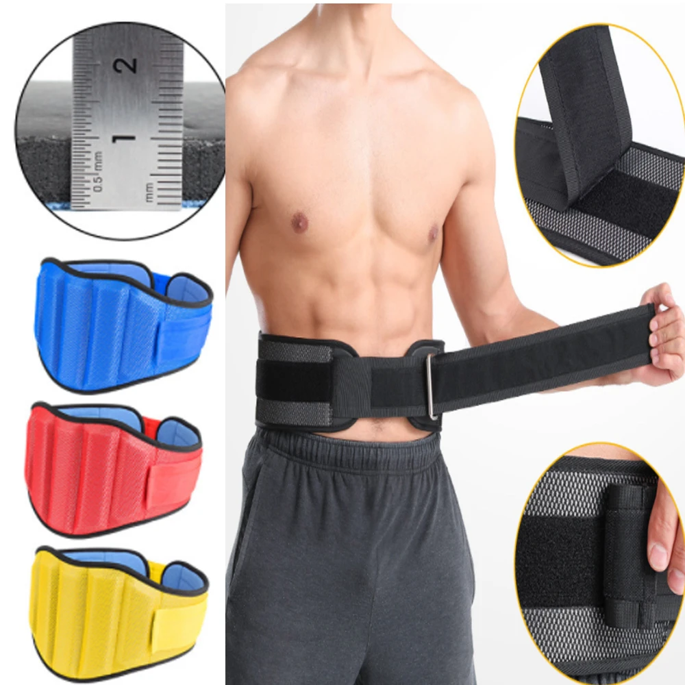 Weightlifting Squat Bodybuilding Training Lumbar Support Band Barbell Fitness Weight Lifting Belt For Gym Unisex