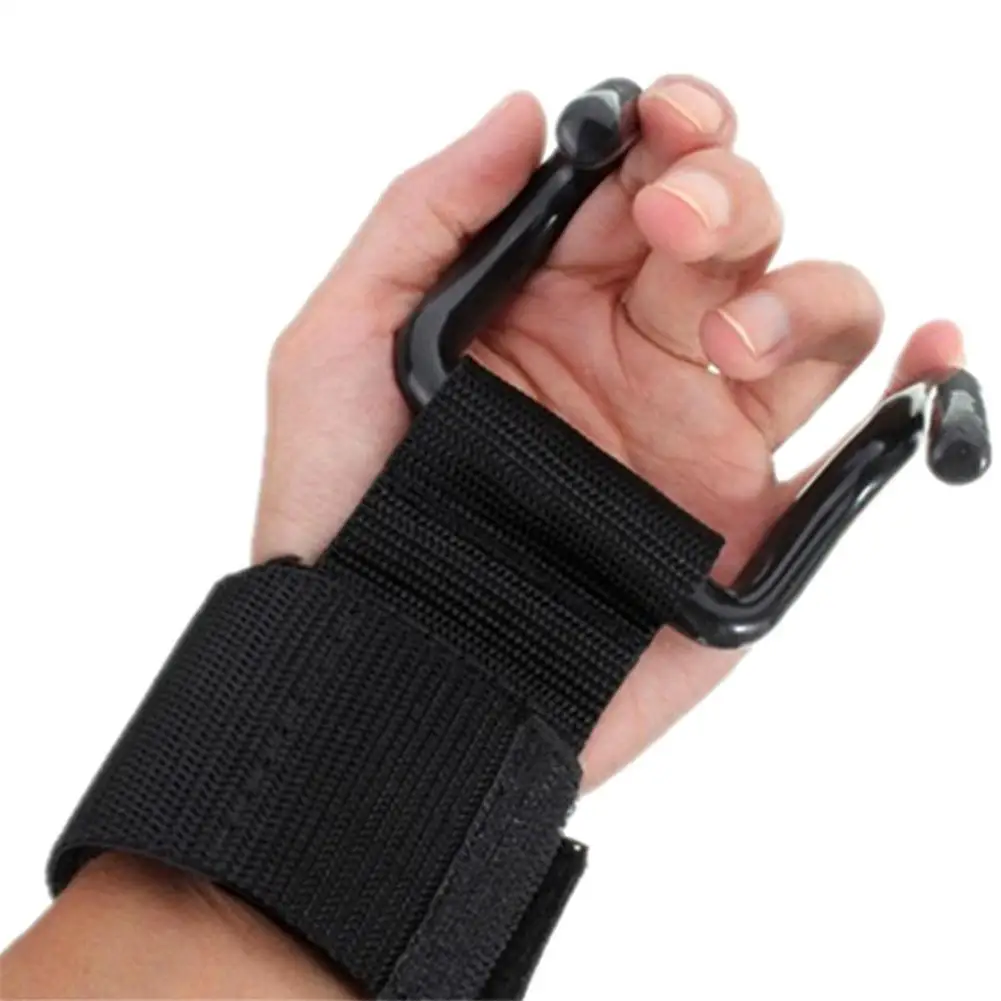 Pull-Up Booster Hook Sollevamento Pesi Cinturino Da Polso Booster Antiscivolo Deadlift Squat Sollevamento Pesi Fitness Doppia Cintura Booster