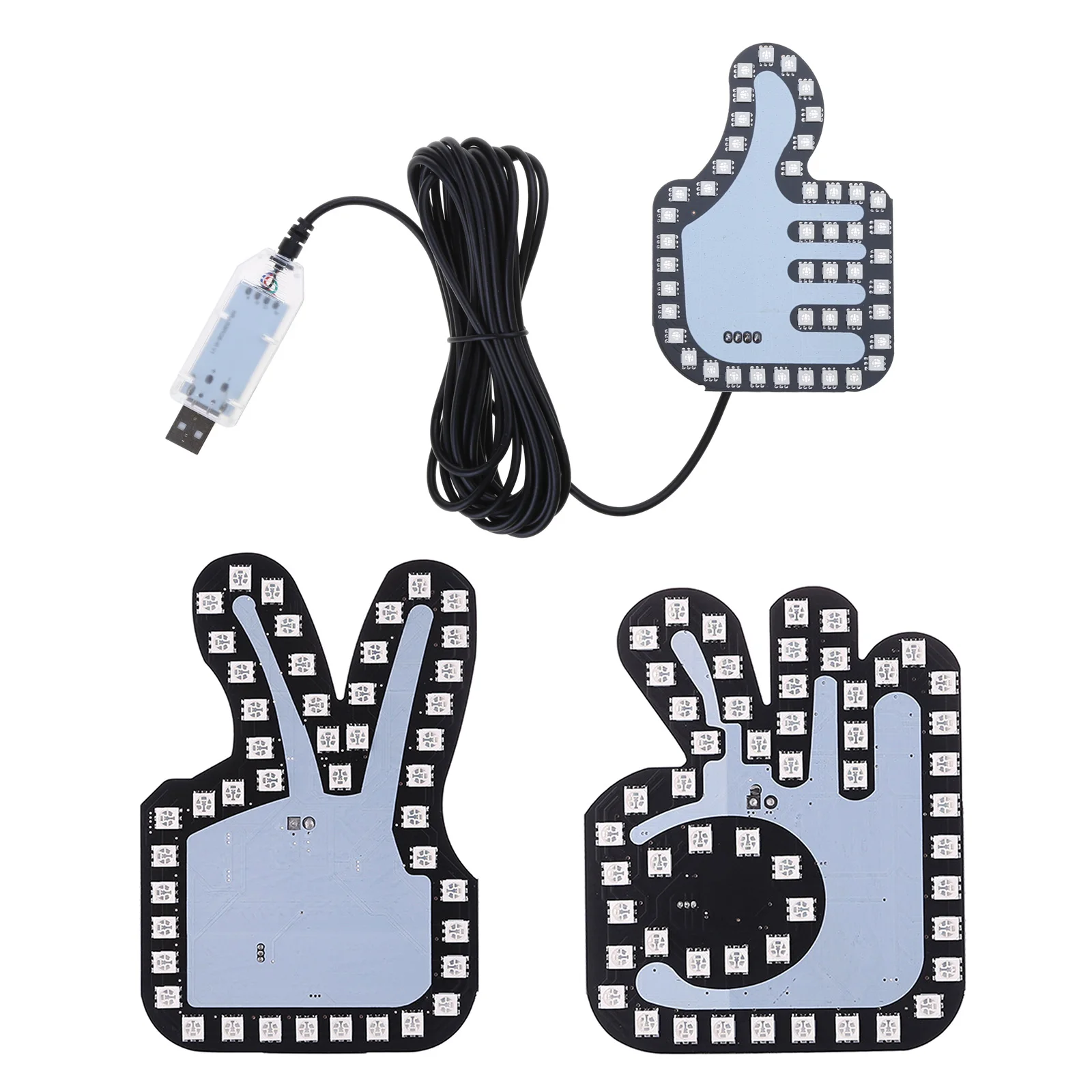 28Gb Finger Light Automotive Led Light Control Illuminazione Gesti Delle Mani Avviso Sicurezza