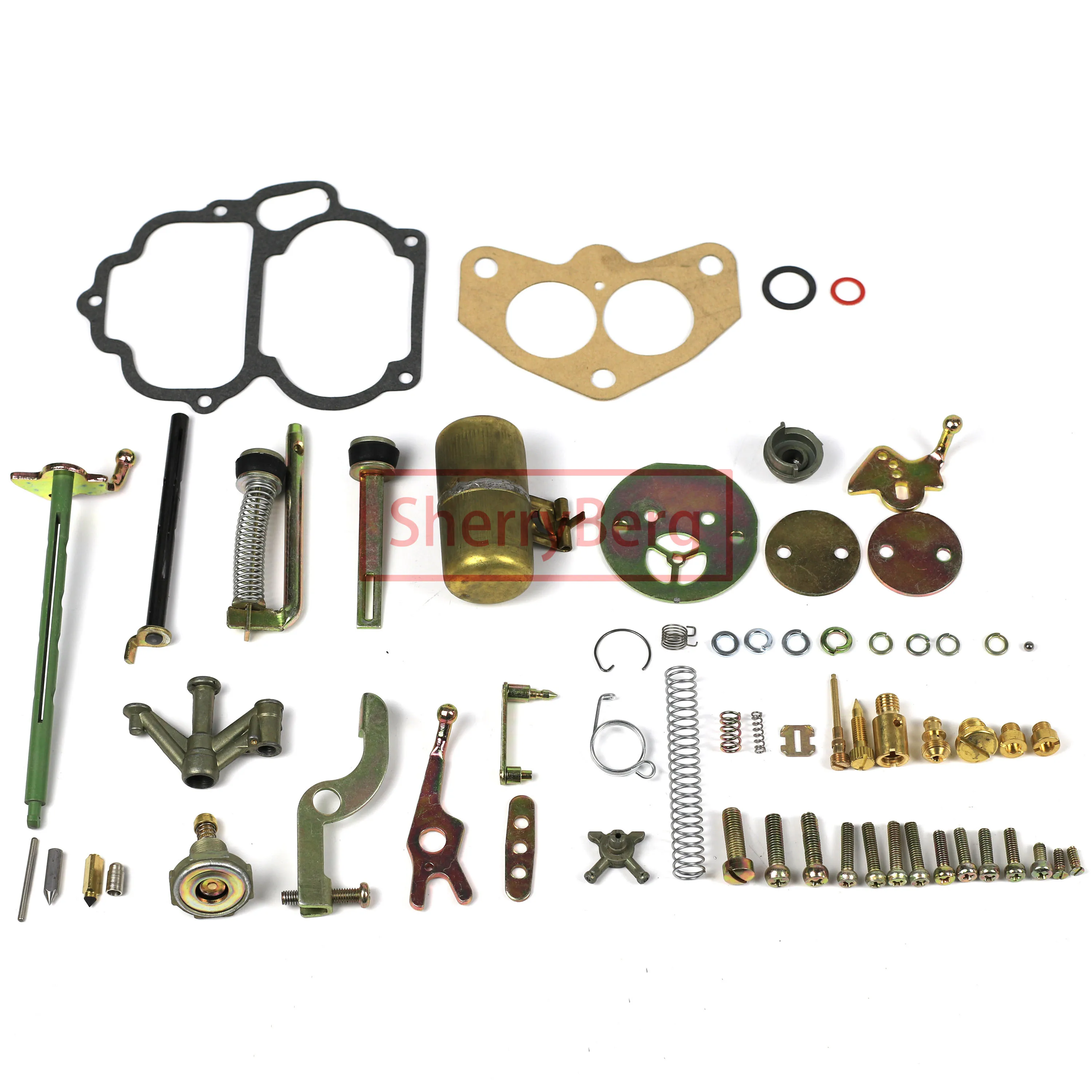 Sherryberg Kit Di Riparazione Completo Hot Rod Per 94Ford Carb Carburatore 94 Modello Carburatore 2 Barile Holley Per Ford Camion Flathead V-8