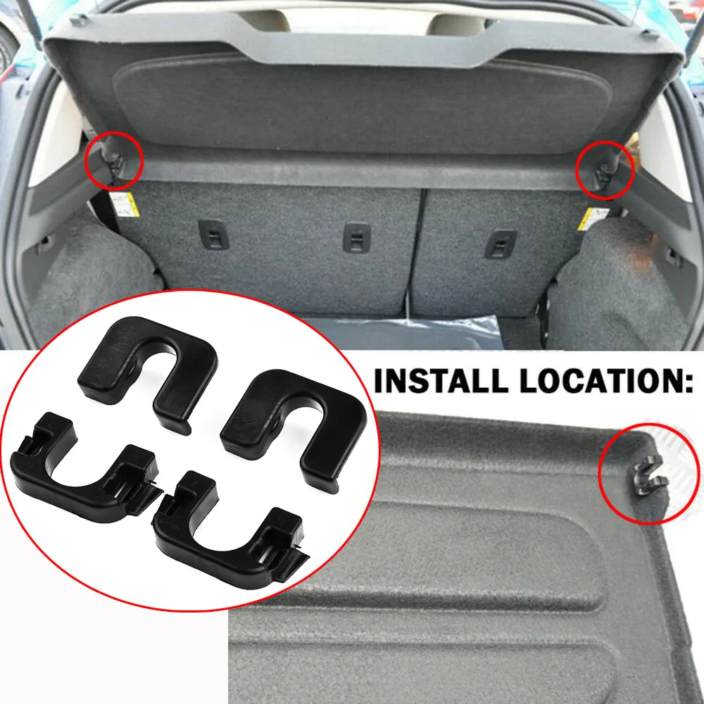 Per Ford Focus Mk3 3 Mond/Eo 4 Mk4 Fiesta Mk7 Mk8 B Max C Max Rear Boot Trunk Load Cover Parcel Shelf Clips Supporto Per Staffa A Perno