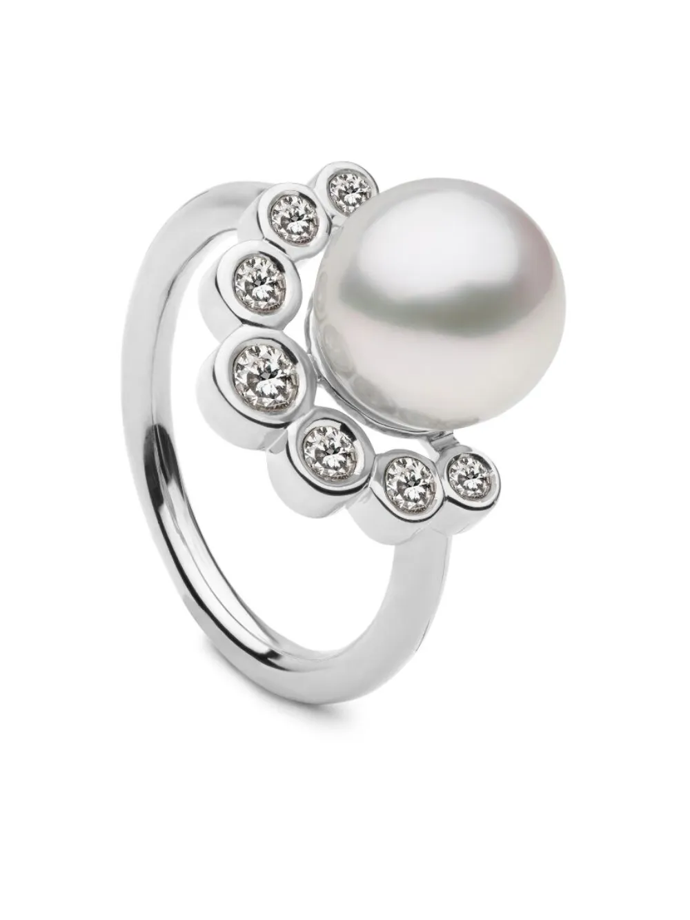 AUTORE MODA Anello Brea con decorazione - Argento