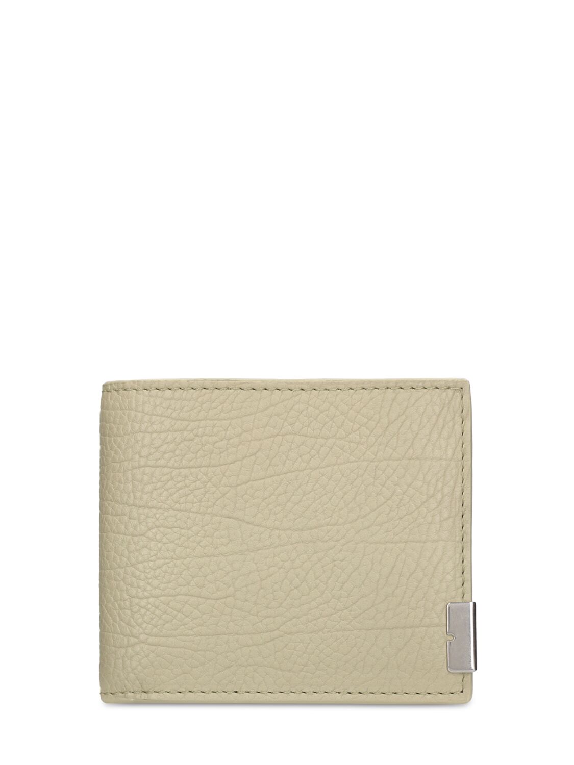 Grained Leather Bifold Wallet